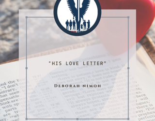 Week 3 Devotion – Monday, February 15, 2021 – “His Love Letter”