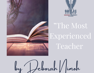 Week 14 Devotion – “The Most Experienced Teacher”