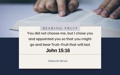 Week 32 Devotion – “Bearing Fruit”