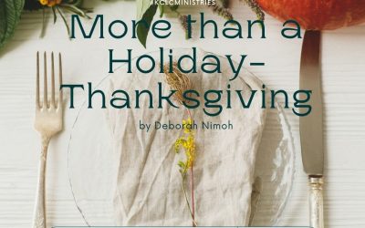 Week 37 Devotion // “More than a Holiday – Thanksgiving”