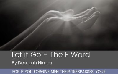 Week 38 Devotion – “Let it Go – The F Word”